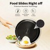 Ceramax 3 Piece Ceramic Stainless Steel Nonstick Fry Pan Set 8” 10” 12” Triply Induction Cookware - 3 of 4