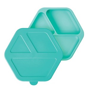 Tiny Twinkle Silicone Suction Divided Plate Baby/Toddler Dish for Independent Eating - 1 of 4
