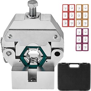 VEVOR Manually Operated AC Hose Crimper Hydra-Krimp 71550 Manual AC Hose Crimper Kit Air Conditioning Repair Handheld AC Hose Crimping Tool, Silver - 1 of 4
