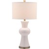 Lola Column Table Lamp - White - Safavieh - image 2 of 4