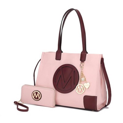 MKF Collection Louise Women’s Tote Bag and Wallet Set by Mia K