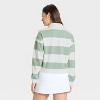 Women's Modal French Terry Polo Sweatshirt - All In Motion™ - 2 of 4
