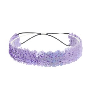 Unique Bargains Women's Elastic Band Sequins Headbands 1 Pc - 1 of 4