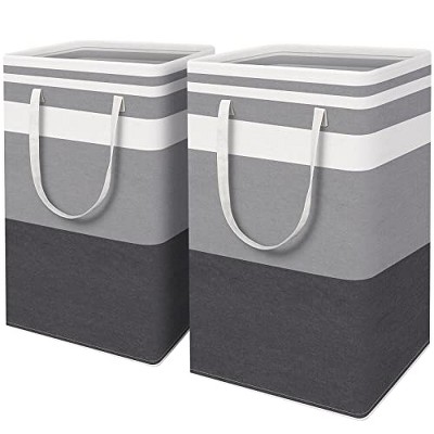 Generic 2-Pack Large Laundry Basket, Waterproof, Freestanding Laundr