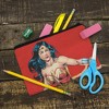 Wonder Woman Character Makeup Cosmetic Bag Organizer Pouch - 2 of 4