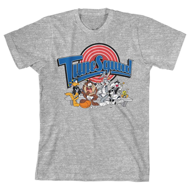 Looney Tunes Tune Squad Youth Boys Space Jam 1996 Heather Grey Graphic Tee, 1 of 2