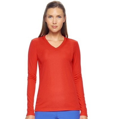 Expert Brand USA-Made DriMax™ Women's Athletic V-Neck Long Sleeve