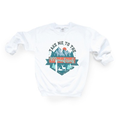 Simply Sage Market Women's Take Me To The Mountains Colorful Gildan Sweatshirt