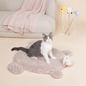 ZEZE Little Lamb Pillow Dog Bed-Brown - 1 of 4