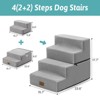 Cozy Kiss Modular Foam Pet Stairs, Portable Dog Steps for Couch and Bed with Removable Design - 2 of 4