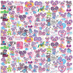 Sesame Street Abby Cadabby 100ct Vinyl Large Deluxe Stickers Variety Pack - 1 of 4