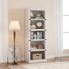 ODK 5 Tier Farmhouse Bookcase, 67.4" Tall Book Shelf with Storage, Wooden Bookshelves 5 Shelf Display Shelvesfor Home Office, Living Room - 2 of 4