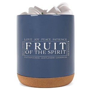Elanze Designs Fruit of Spirit Navy Blue X-Large Cork Bottom Kitchen K-Cup Coffee Pod Holder - 1 of 1