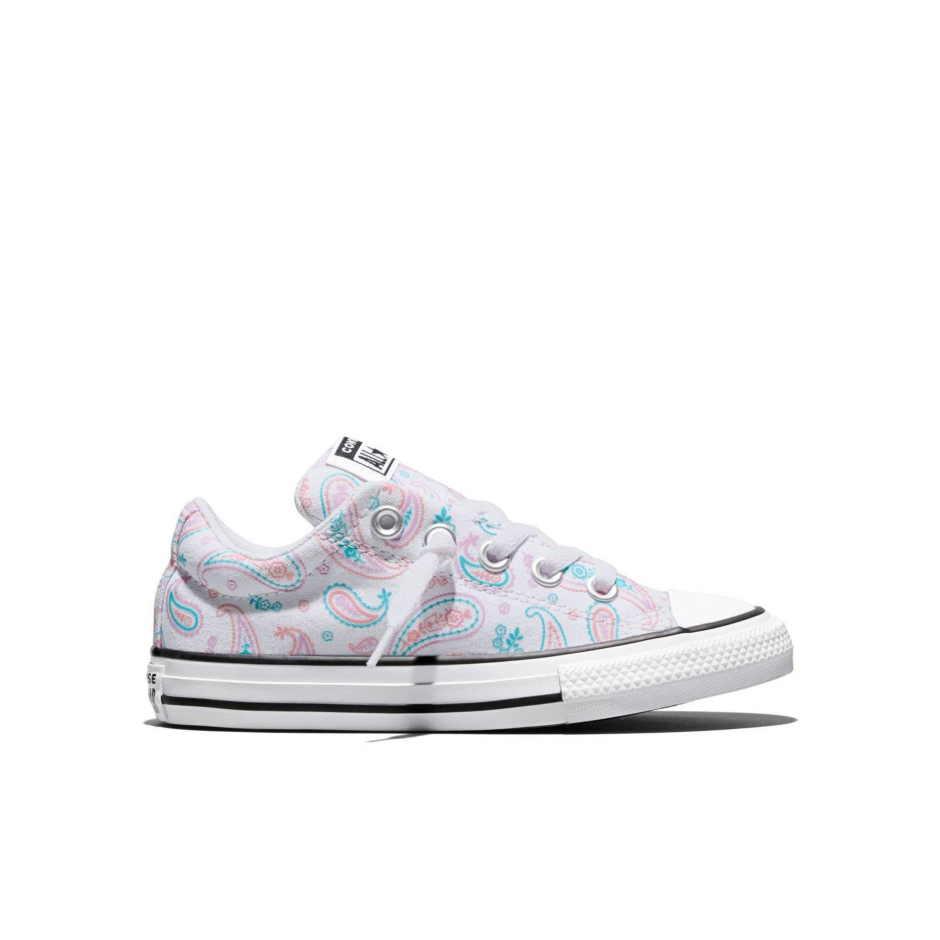 Converse Kids' Street Ox Low Top Sneakers - Paisley Bandana Print 3
