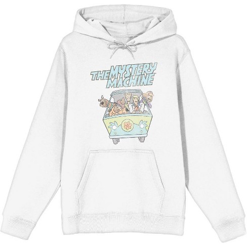 Scooby Doo The Mystery Machine Adult White Long Sleeve Hoodie-3xl : Target