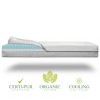 Modera Baby Organic Cotton Dual-Sided Crib Mattress and Toddler Bed Mattress - 52x27.5x5.5" - STONE WHITE - 2 of 4