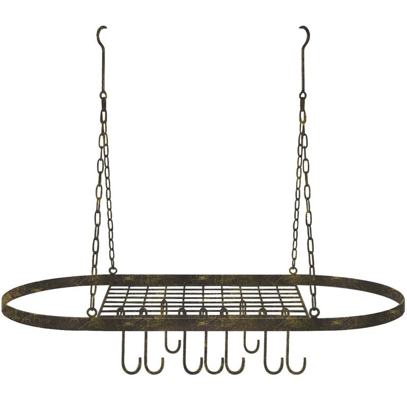 Sorbus Pot and Pan Rack for Ceiling with Hooks, 5 of 8