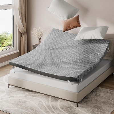Aghana Digitals 3 Inch CertiPUR-US Memory Foam Mattress Topper with Breathable Cover