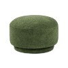 PAGED 19 Inch Boucle Fabric Ottoman with Storage, Modern Vanity Chair Footrest Ottoman with Wooden Frame for Living Room, Bedroom - 2 of 4