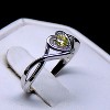 Christine Engagement Ring for Women Promise Heart Birthstone Cz Sterling Silver by Ginger Lyne - 3 of 4