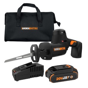 Worx Nitro WX501L 20V Brushless Cordless Compact Reciprocating Saw - 1 of 4