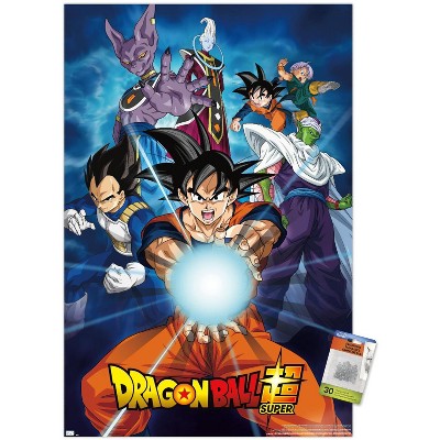 Dragon Ball Z - Saiyans Wall Poster, 22.375 x 34 Framed 