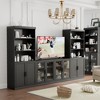 SpassWay 31"L 16"D Wood Storage Cabinet Decorative Sideboard Kids Classroom Storage Bookshelves/Bookcase with Adjustable Shelves - 4 of 4