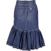 GUESS Womens Ruffled Denim Flared Skirt - 2 of 2