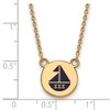 Black Bow Jewelry 14k Yellow Gold Plated Sterling Silver Sigma Sigma Sigma Greek Life Necklace 18 Inch - image 2 of 4