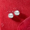 Ross-Simons 10mm 14kt White Gold Ball Stud Earrings - 3 of 4