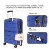 FURNIinspire Bag and Luggage Sets Hard Shell Suitcase Set 3 Piece Lightweight Travel Luggage with Wheels Side Hook, Navy Blue, 18.7"*18.7"*30.51" - 2 of 4
