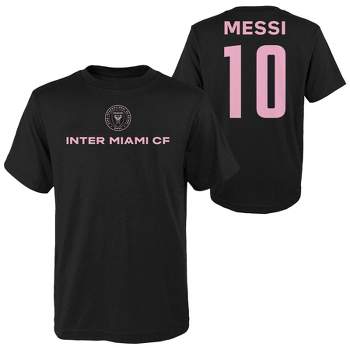 MLS Inter Miami CF Youth Lionel Messi Black T-Shirt