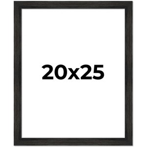 PosterPalooza | 20x25 Wide Barnwood Picture Frame, UV Acrylic, 6 Finishes - Grey, Brown, White, and Black - 1 of 4