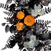 20" Prelit LED Halloween Pumpkin Wreath Warm White Lights - National Tree Company - 3 of 4