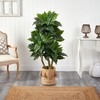 Nearly Natural 5-ft Bird Nest Artificial Tree in Handmade Natural Jute Planter with Tassels UV Resistant (Indoor/Outdoor) - 3 of 4