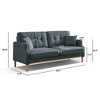 NicBex Modern Sofa Bed for Living Room,Loveseat with Waterproof Fabric and USB Charge for Bedroom,Living Room - 3 of 4