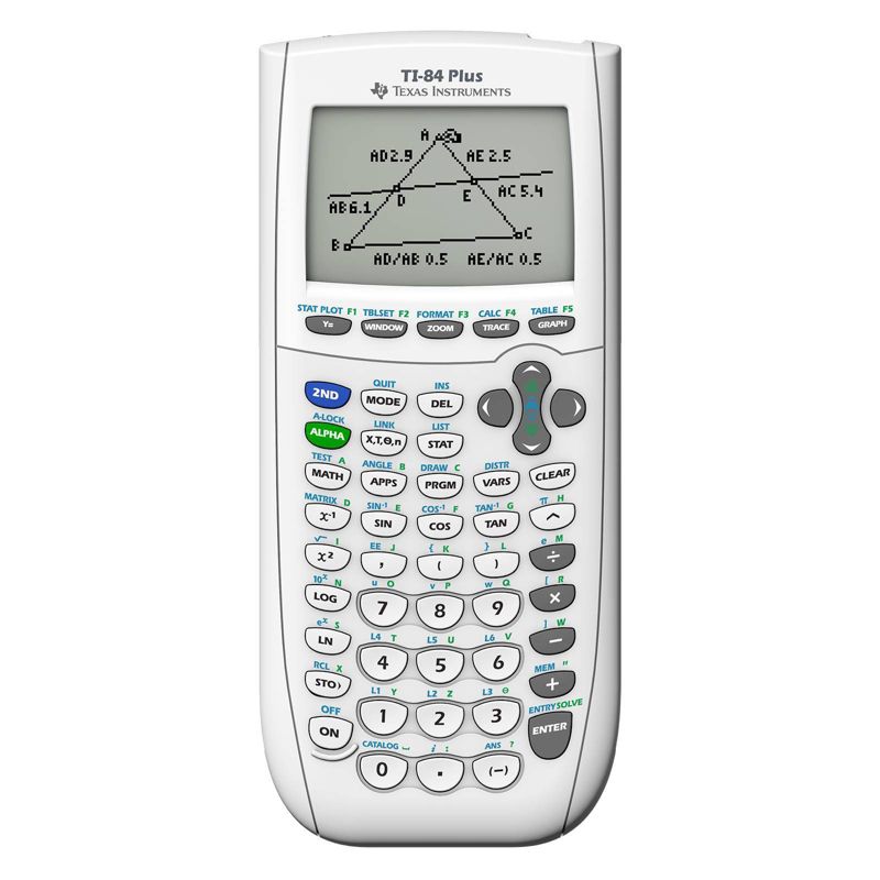 Texas Instruments 84 Plus Graphing Calculator - White, 1 of 5