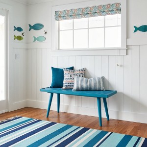 Mid-Century Modern Twin-Size Bench - 1 of 4