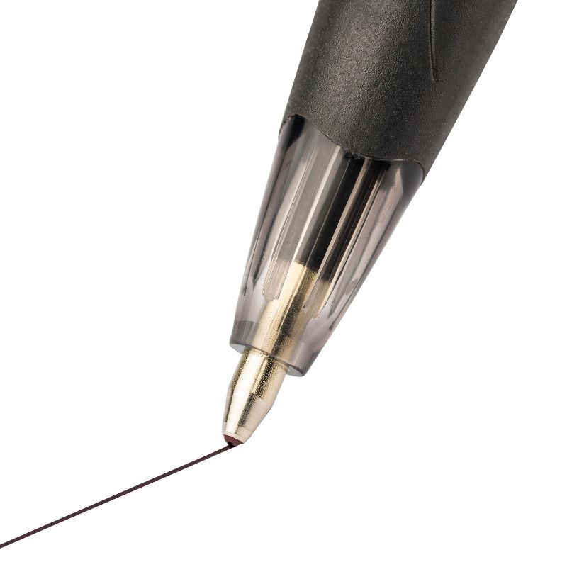 BIC Glide Retractable Ballpoint Pen, Medium Tip, Black, Pack of 12, 3 of 4