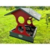 JCS Wildlife Medium Poly Fly Thru Platform Bird Feeder - 2 of 4