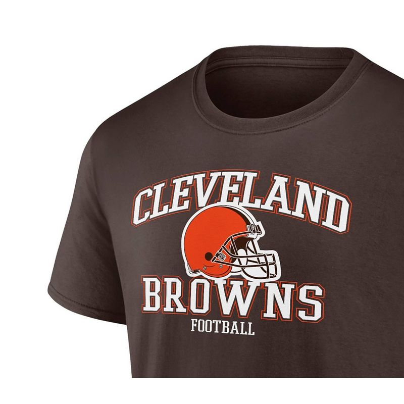 NFL Cleveland Browns Short Sleeve Core Big &#38; Tall T-Shirt, 3 of 4
