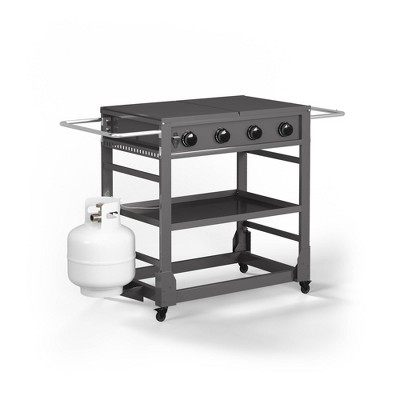 TYTUS Fresno 4-Burner Stainless Steel Propane Hibachi Griddle