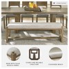 Signature Design by Ashley Cabalynn Farmhouse 63" Dining Bench, Light Brown - 3 of 4