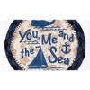Earth Rugs 5" You, Me and the Sea Coaster – Nautical Farmhouse Printed Table Accessory - 2 of 3