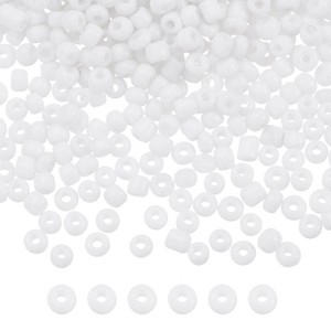 Unique Bargains Loose Craft DIY Earring Necklace Making Glass Round Beads 6000 Pcs - 1 of 4