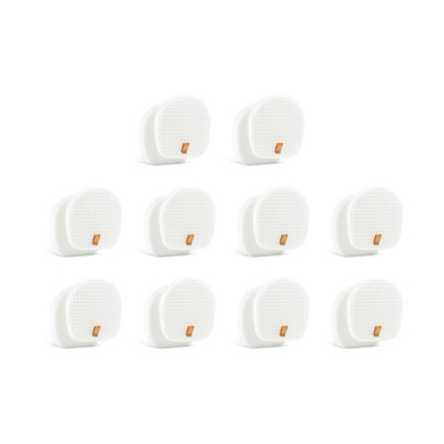 Nispira IX141 Foam Vacuum Filter Set for Shark Stick Vacuum IX140 IZ140 IX142 IZ140C UZ145 IZ141C WZ140 IZ163H IZ441HBRN 616FJ140 617FJ140 10 Pack