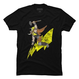 Men's Design By Humans Ride the lighting By Biotwist T-Shirt - 1 of 4