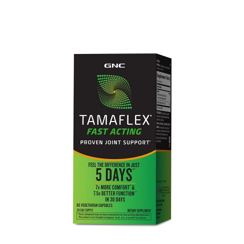 GNC TamaFlex Fast Acting, 60 Vegetarian Capsules - image 1 of 4