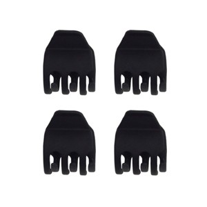 Kitsch Eco-Friendly Mini Claw Clips 4pc set - Black - 1 of 1