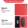 4pcs Luggage Set, ABS Lightweight Suitcase with Rotating Wheels, TSA lock, (16/20/24/28) -ModernLuxe - 4 of 4